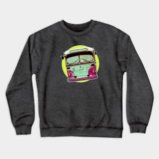 Vintage Bus Graphic Crewneck Sweatshirt